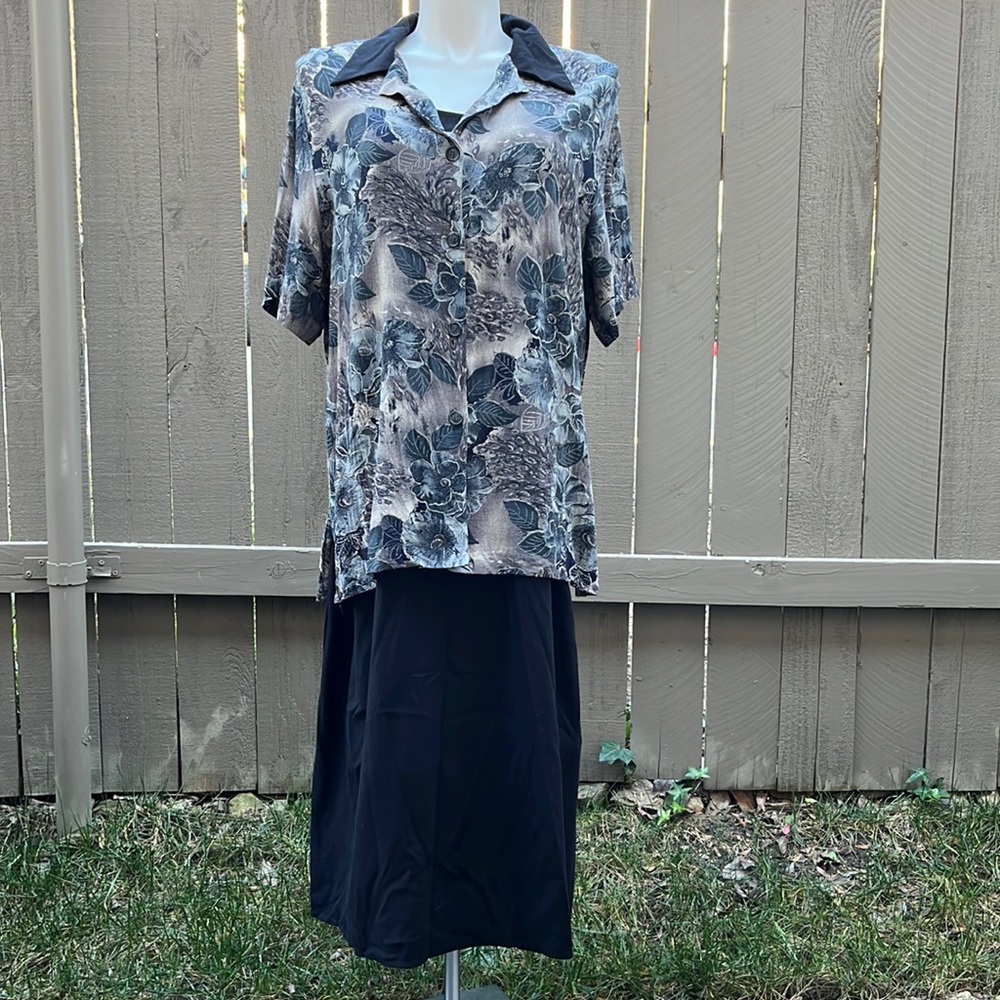 Two piece maxi dress